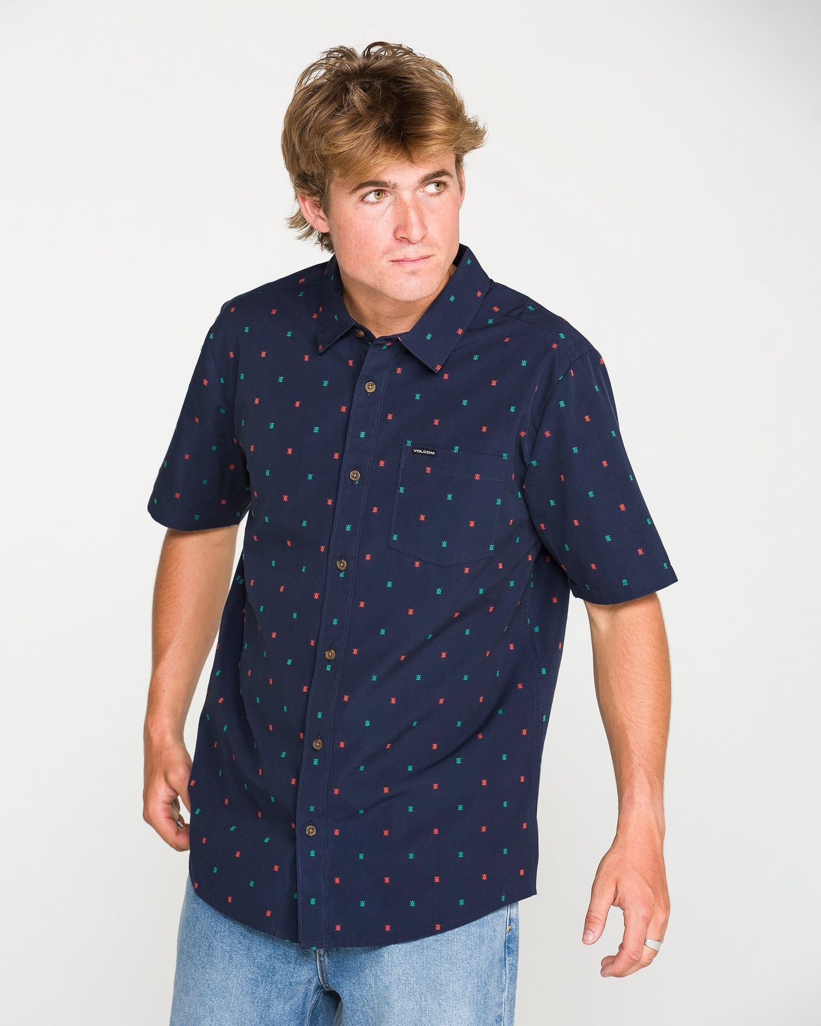 Volcom Men's Bankstone Short Sleeve Shirt