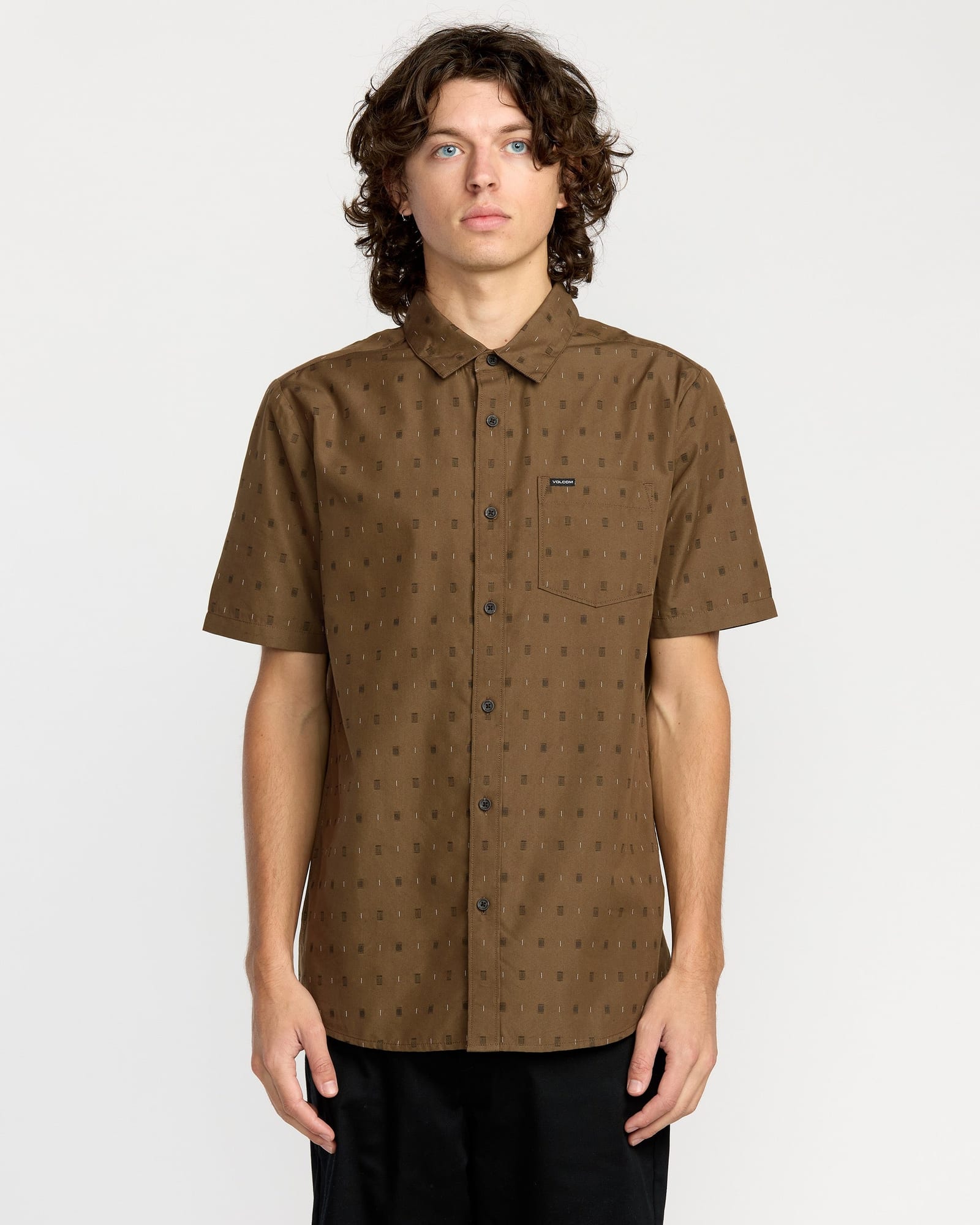 Volcom Men's Bankstone Short Sleeve Shirt - Image 5