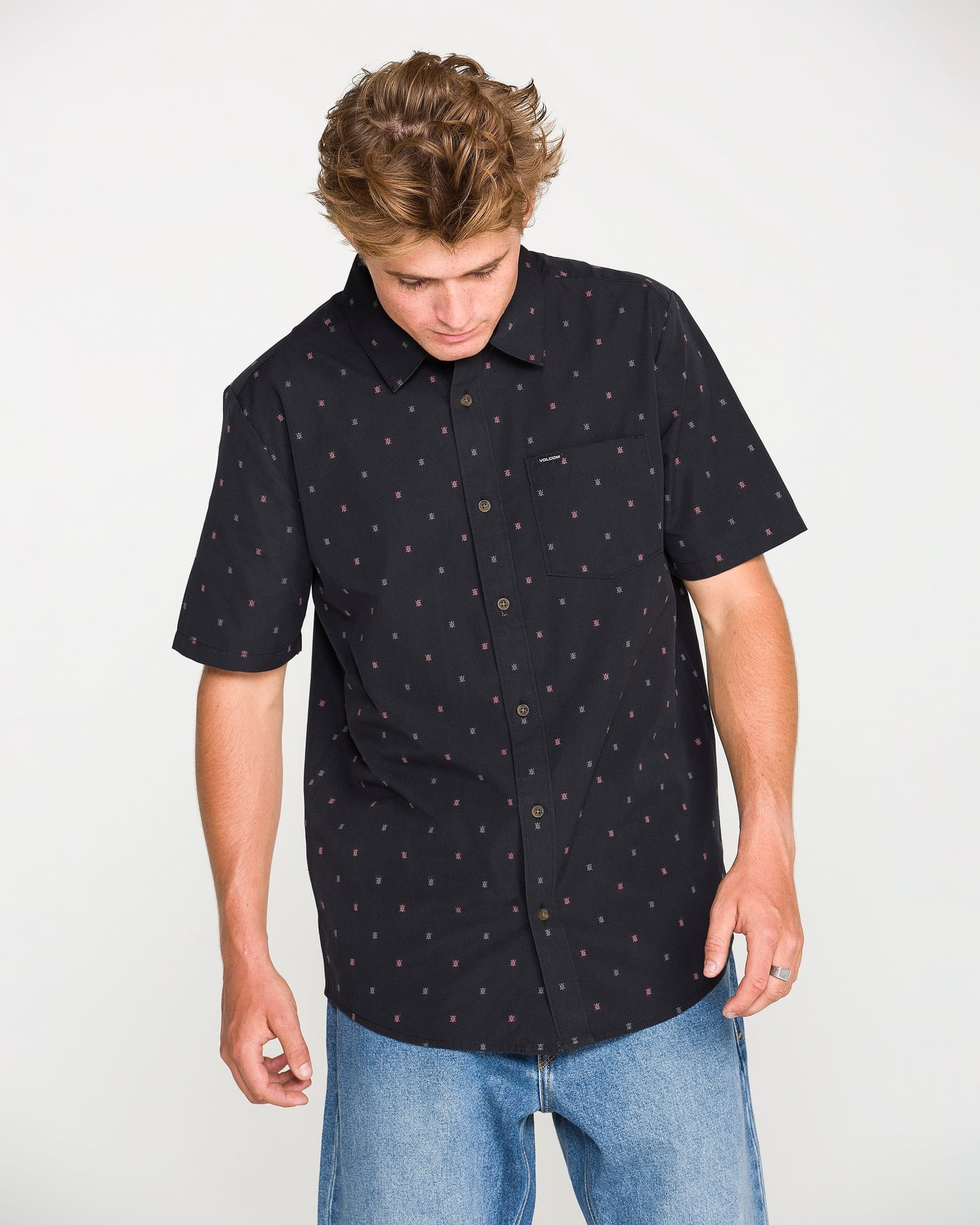 Volcom Men's Bankstone Short Sleeve Shirt - Image 7