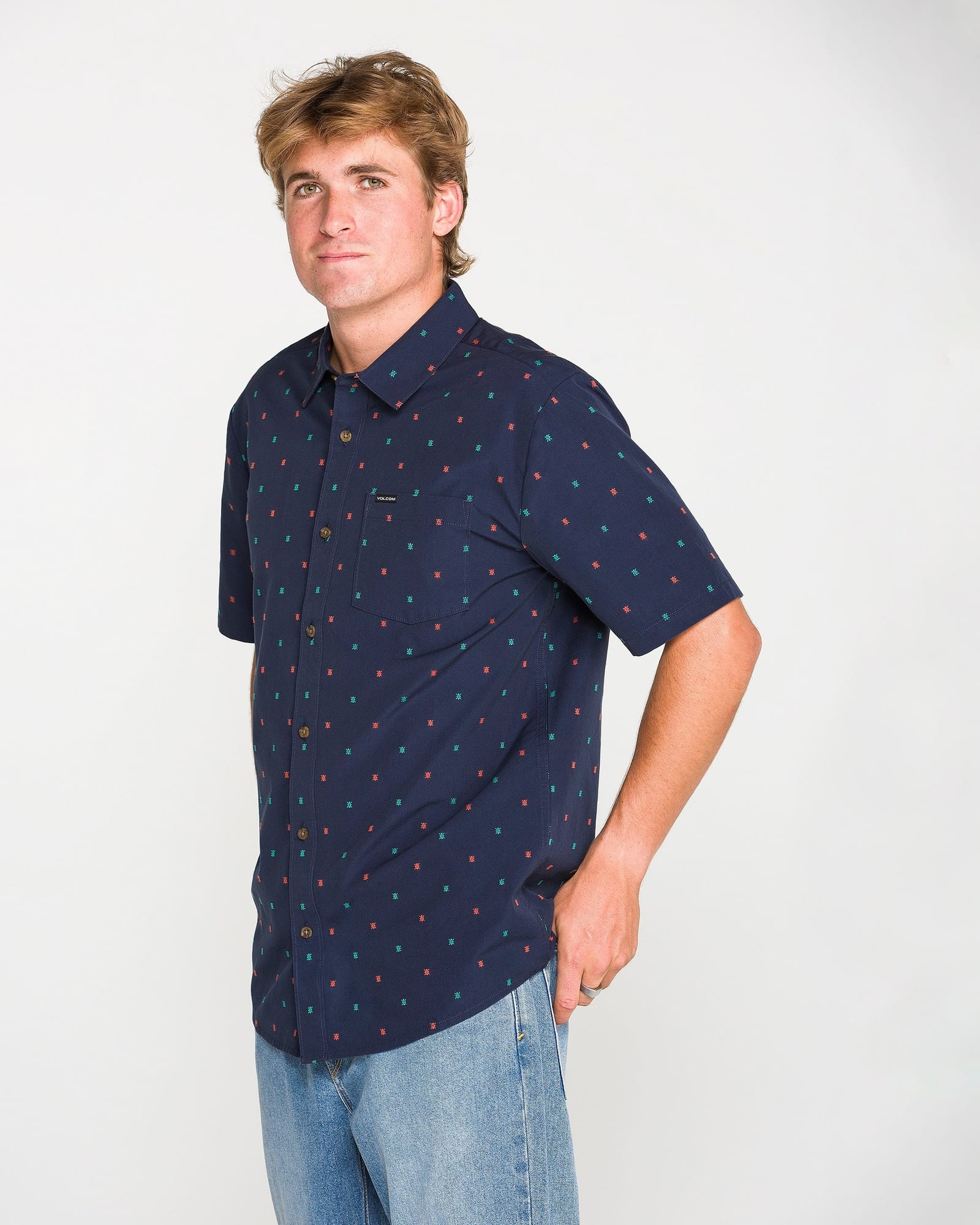 Volcom Men's Bankstone Short Sleeve Shirt - Image 12